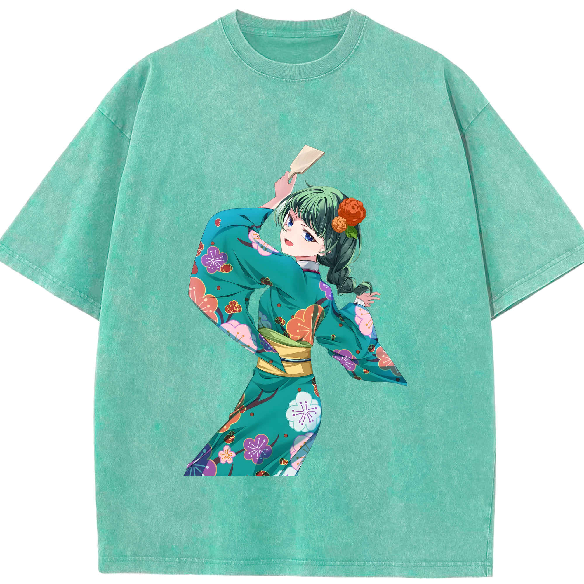 （画像用） 薬屋のひとりごと The Apothecary Diaries 綿100% ヴィンテージ風 半袖Tシャツ（フロントプリント）